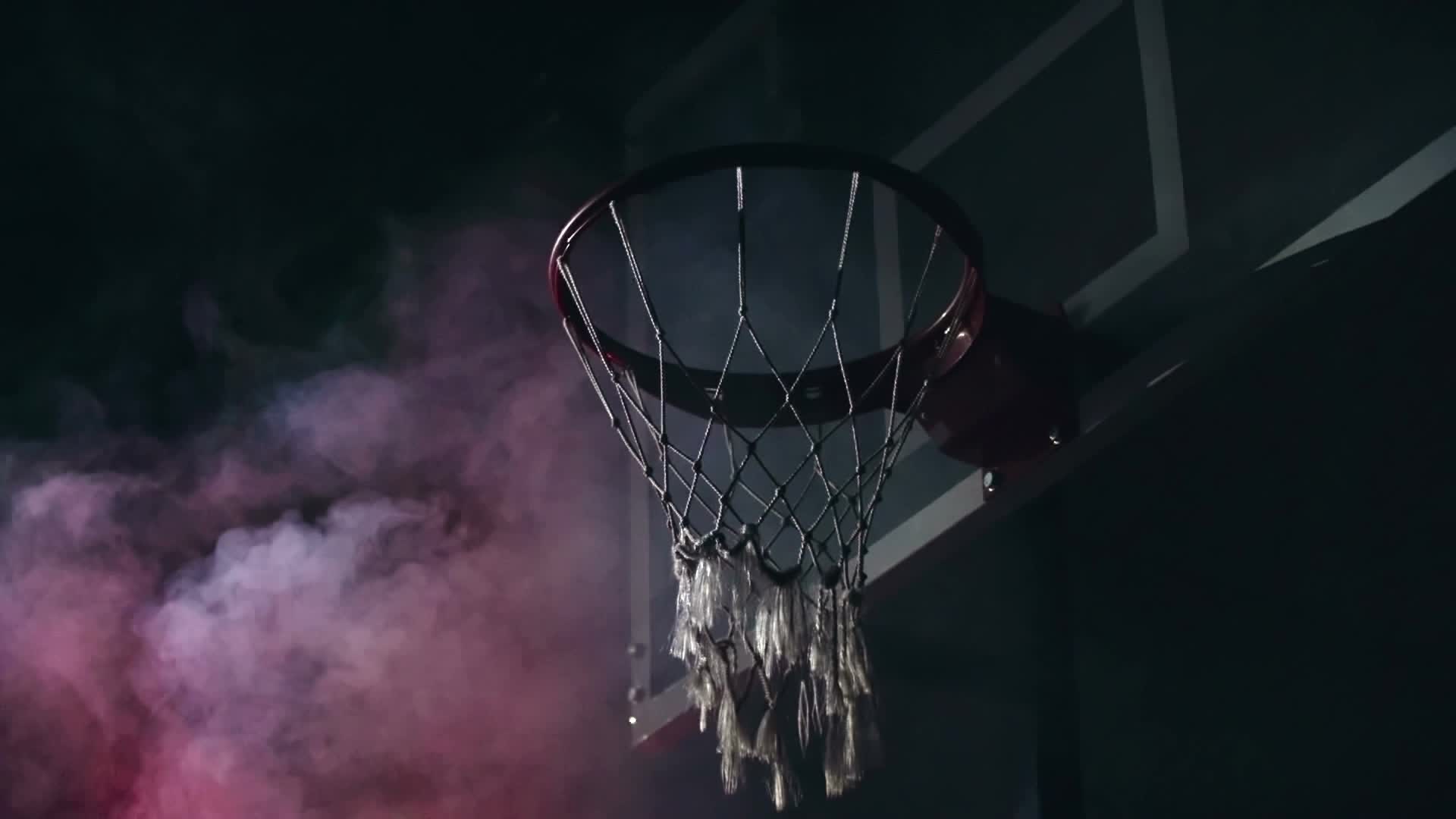 篮球扣篮特写励志视频素材