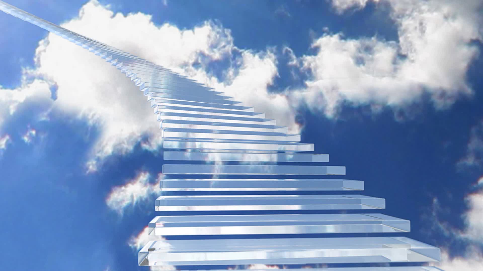 唯美梦想天梯视频素材高清