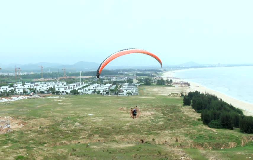 跳伞运动励志视频素材